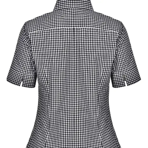 Picture of Winning Spirit, Ladies Gingham Check S/S Shirt